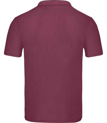Fruit of the Loom Original Piqué Polo Shirt - Burgundy (SS229)