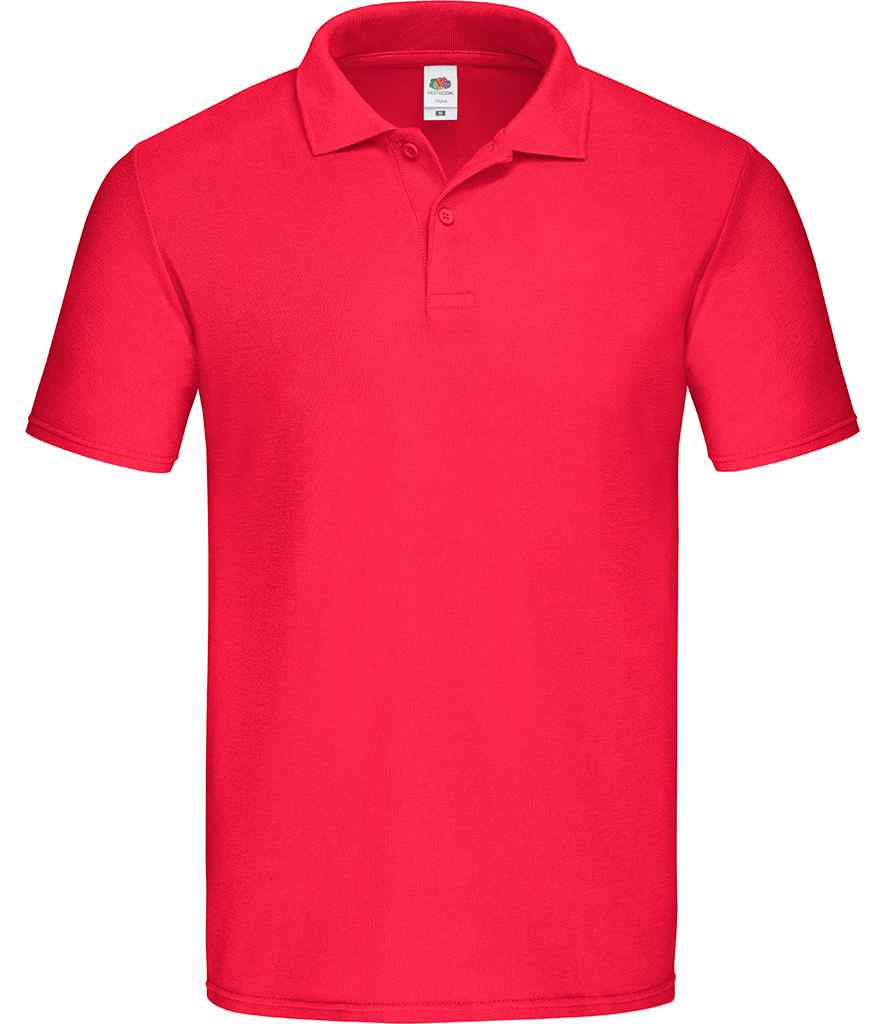 Fruit of the Loom Original Piqué Polo Shirt - Red (SS229)