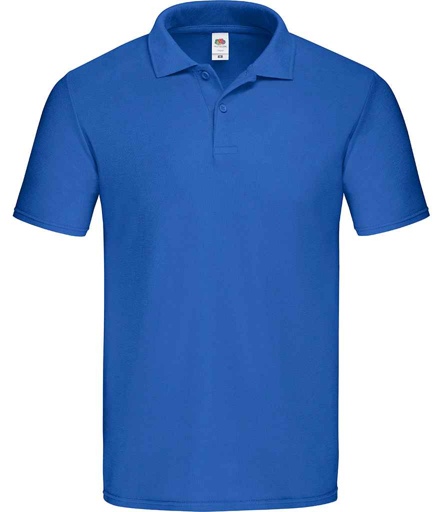 Fruit of the Loom Original Piqué Polo Shirt - Royal Blue (SS229)