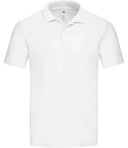 Fruit of the Loom Original Piqué Polo Shirt - White (SS229)