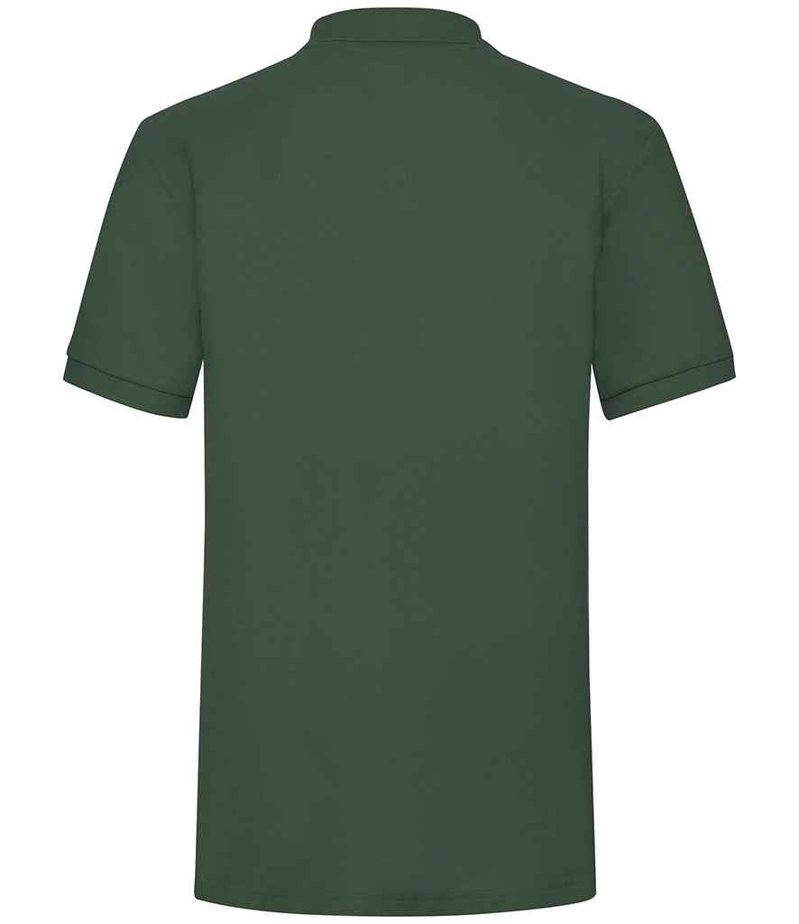 Fruit of the Loom Heavy Poly/Cotton Piqué Polo Shirt - Bottle Green (SS27)
