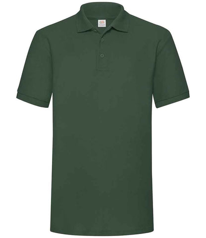 Fruit of the Loom Heavy Poly/Cotton Piqué Polo Shirt - Bottle Green (SS27)