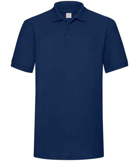 Fruit of the Loom Heavy Poly/Cotton Piqué Polo Shirt - Navy (SS27)