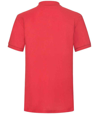 Fruit of the Loom Heavy Poly/Cotton Piqué Polo Shirt - Red (SS27)