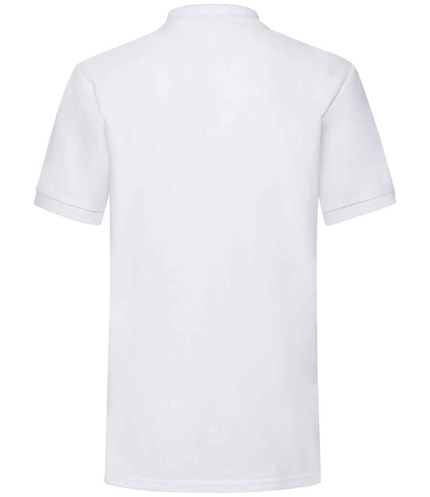 Fruit of the Loom Heavy Poly/Cotton Piqué Polo Shirt - White (SS27)