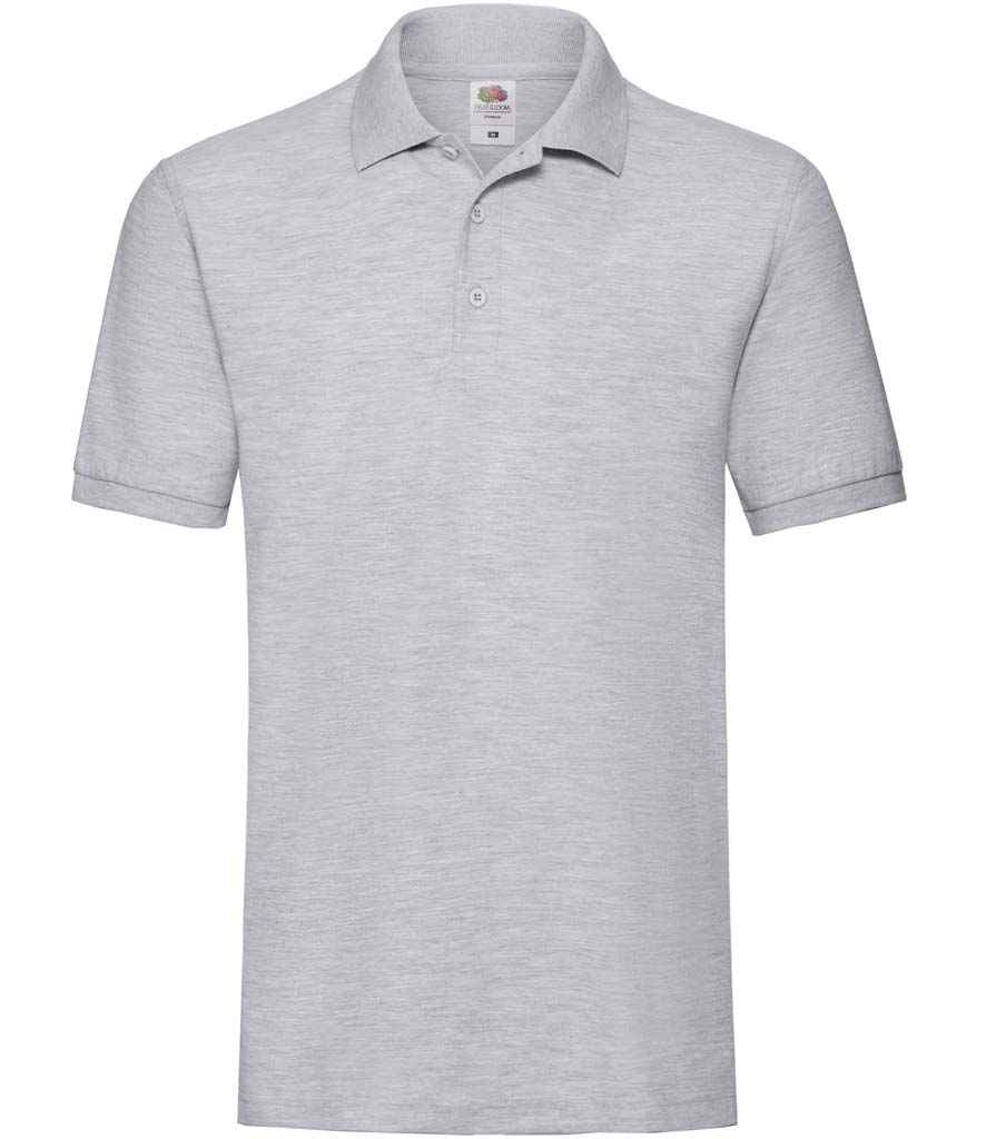 Fruit of the Loom Premium Cotton Piqué Polo Shirt - Athletic Heather (SS5)