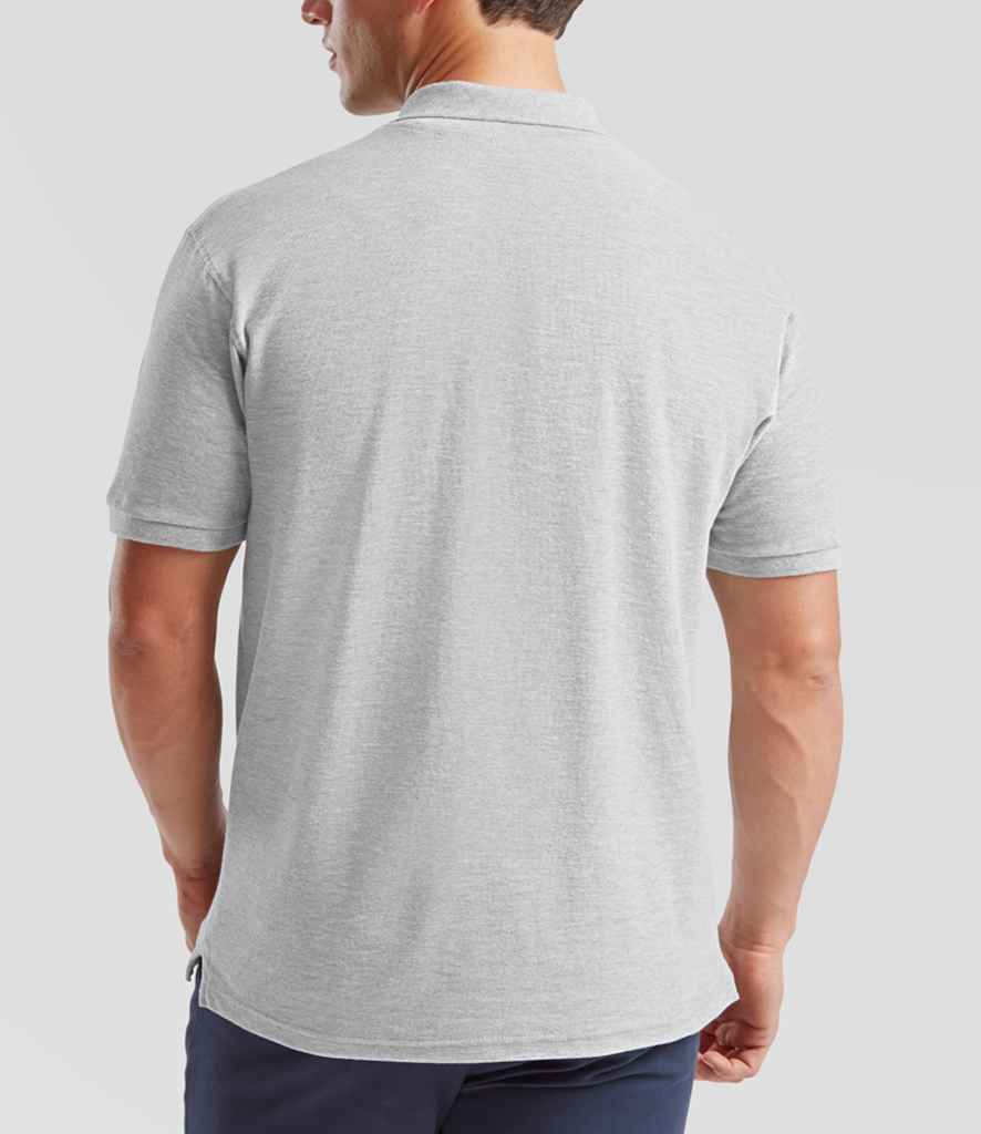 Fruit of the Loom Premium Cotton Piqué Polo Shirt - Athletic Heather (SS5)