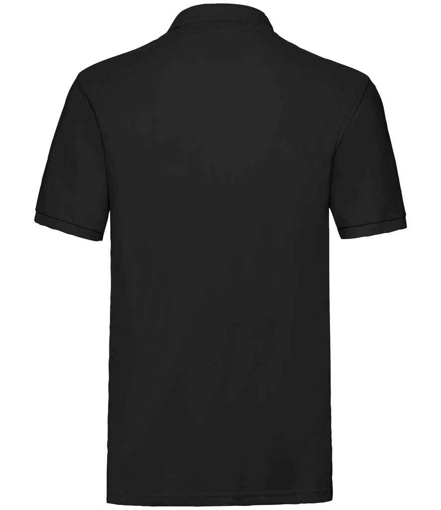 Fruit of the Loom Premium Cotton Piqué Polo Shirt - Black (SS5)