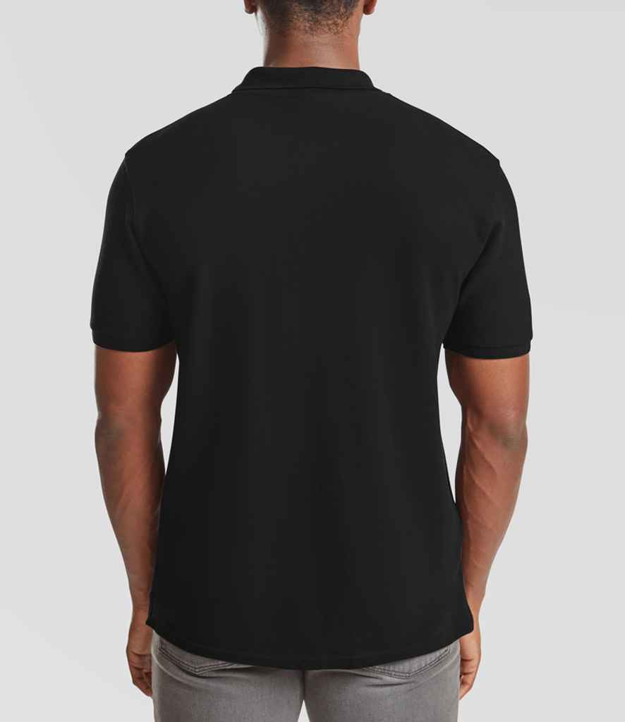 Fruit of the Loom Premium Cotton Piqué Polo Shirt - Black (SS5)