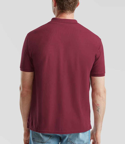 Fruit of the Loom Premium Cotton Piqué Polo Shirt - Burgundy (SS5)