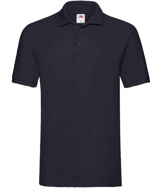 Fruit of the Loom Premium Cotton Piqué Polo Shirt - Deep Navy (SS5)