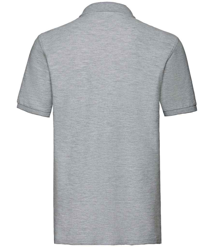 Fruit of the Loom Premium Cotton Piqué Polo Shirt - Heather Grey (SS5)