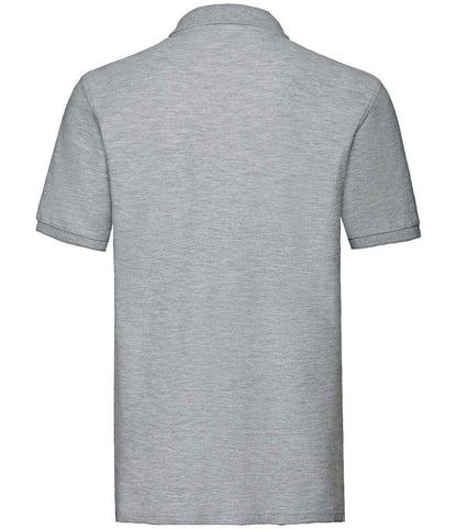 Fruit of the Loom Premium Cotton Piqué Polo Shirt - Heather Grey (SS5)