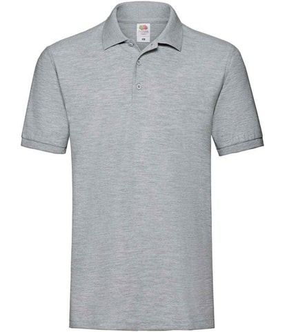 Fruit of the Loom Premium Cotton Piqué Polo Shirt - Heather Grey (SS5)