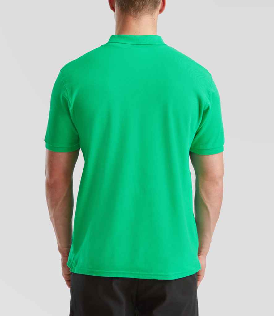 Fruit of the Loom Premium Cotton Piqué Polo Shirt - Kelly Green (SS5)