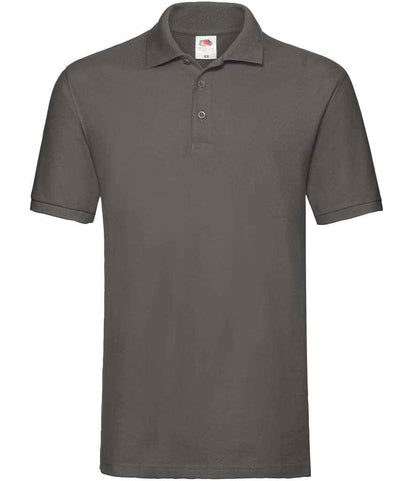 Fruit of the Loom Premium Cotton Piqué Polo Shirt - Light Graphite (SS5)