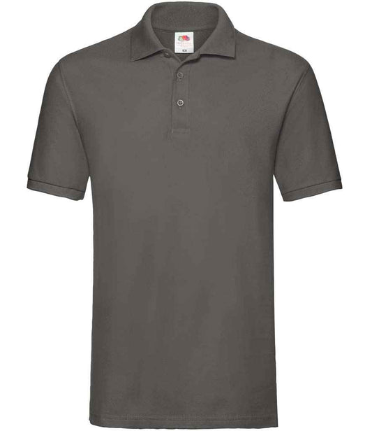 Fruit of the Loom Premium Cotton Piqué Polo Shirt - Light Graphite (SS5)