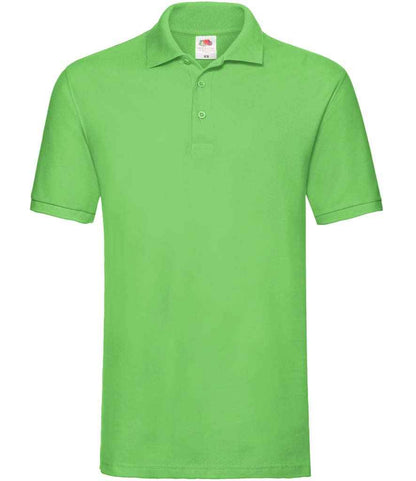 Fruit of the Loom Premium Cotton Piqué Polo Shirt - Lime Green (SS5)