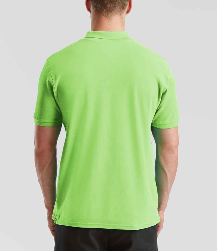 Fruit of the Loom Premium Cotton Piqué Polo Shirt - Lime Green (SS5)