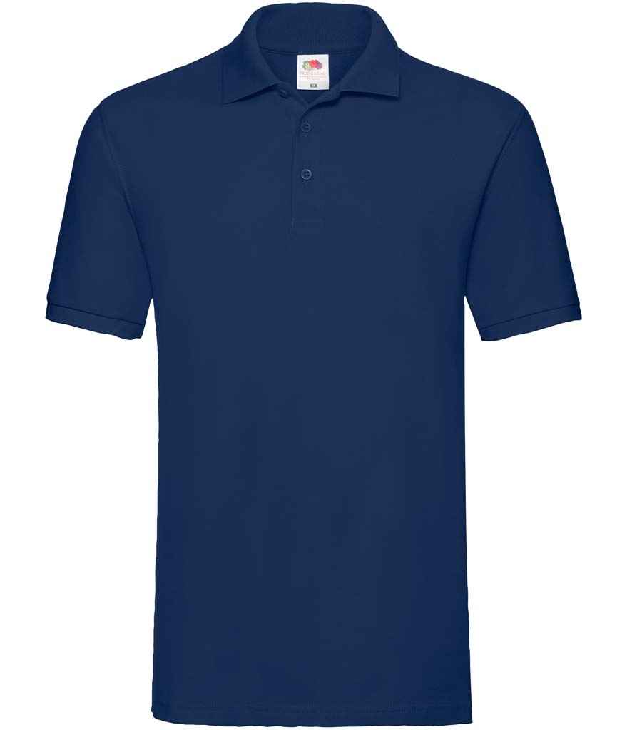 Fruit of the Loom Premium Cotton Piqué Polo Shirt - Navy (SS5)