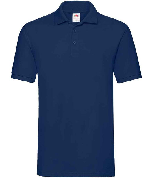 Fruit of the Loom Premium Cotton Piqué Polo Shirt - Navy (SS5)
