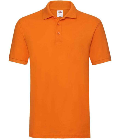 Fruit of the Loom Premium Cotton Piqué Polo Shirt - Orange (SS5)