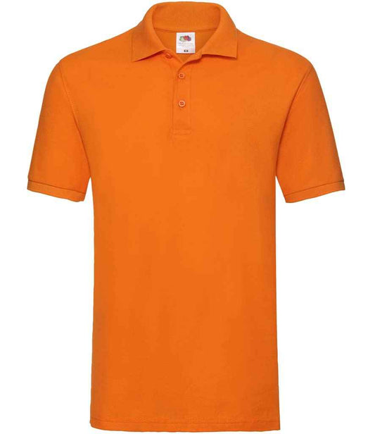 Fruit of the Loom Premium Cotton Piqué Polo Shirt - Orange (SS5)