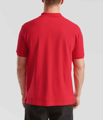 Fruit of the Loom Premium Cotton Piqué Polo Shirt - Red (SS5)
