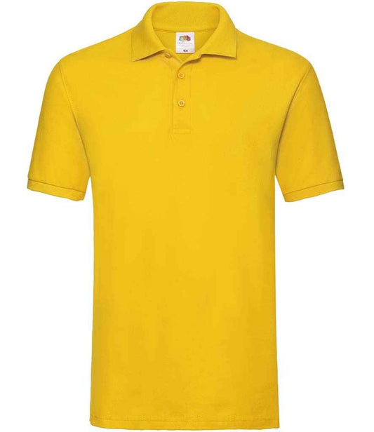 Fruit of the Loom Premium Cotton Piqué Polo Shirt - Sunflower (SS5)