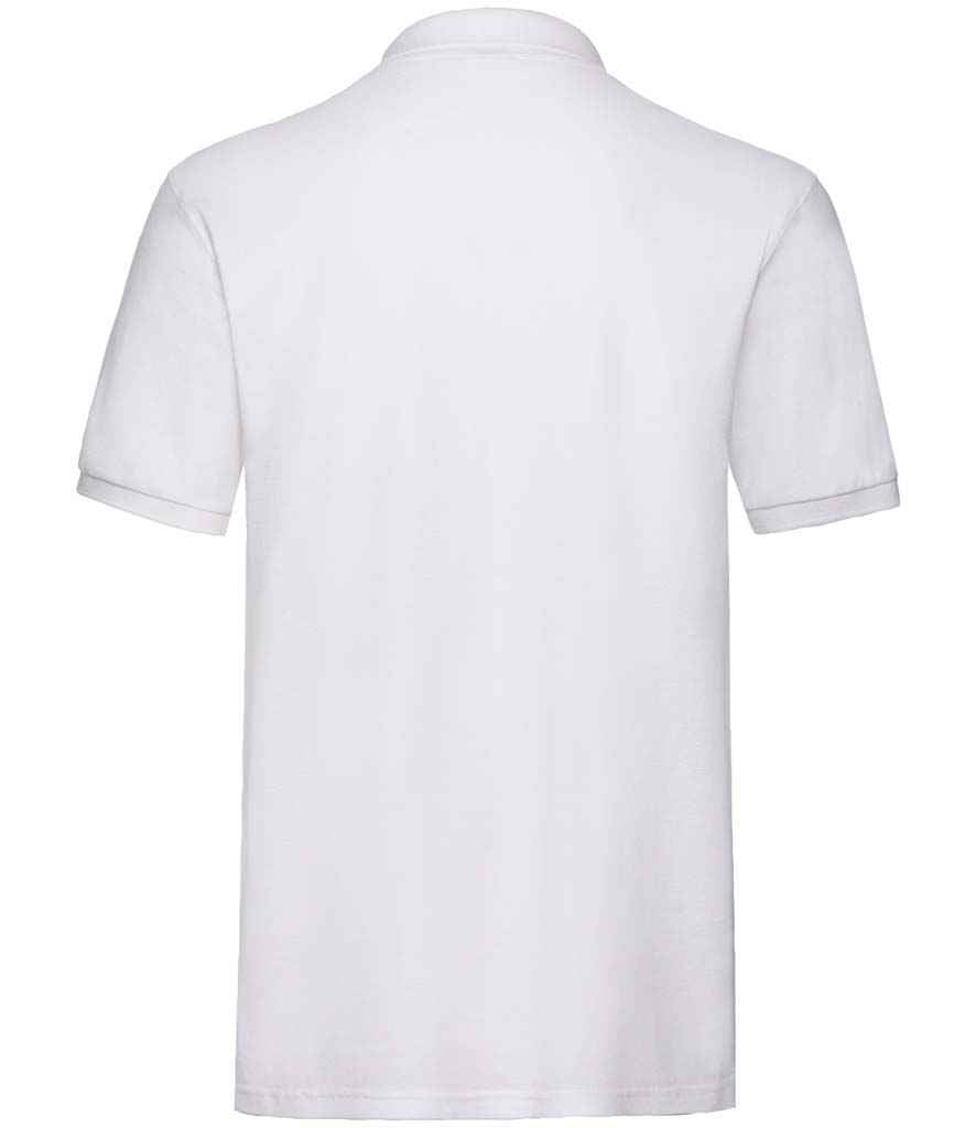 Fruit of the Loom Premium Cotton Piqué Polo Shirt - White (SS5)