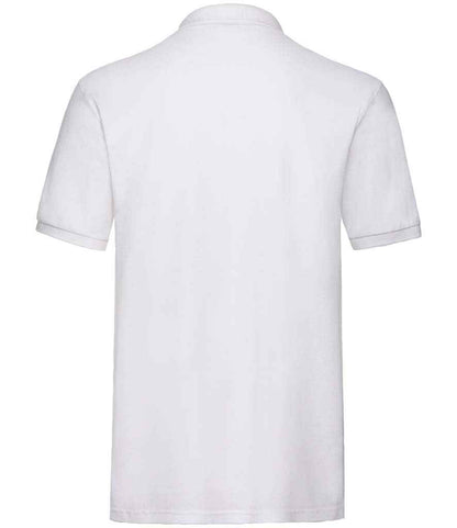Fruit of the Loom Premium Cotton Piqué Polo Shirt - White (SS5)