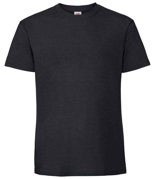 Fruit of the Loom Iconic 195 T-Shirt - Black (SS620)