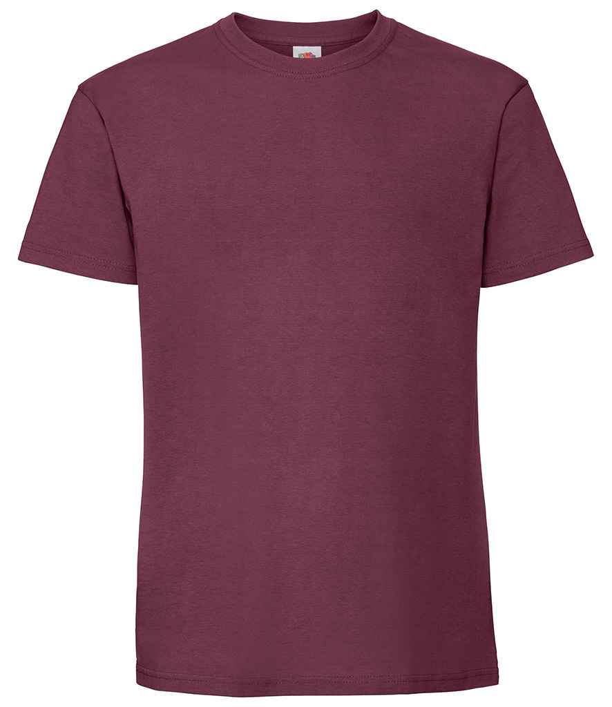 Fruit of the Loom Iconic 195 T-Shirt - Burgundy (SS620)