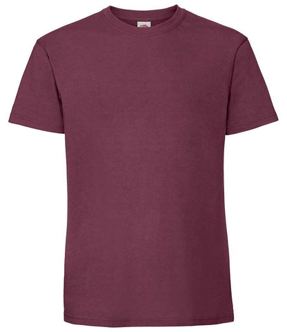 Fruit of the Loom Iconic 195 T-Shirt - Burgundy (SS620)