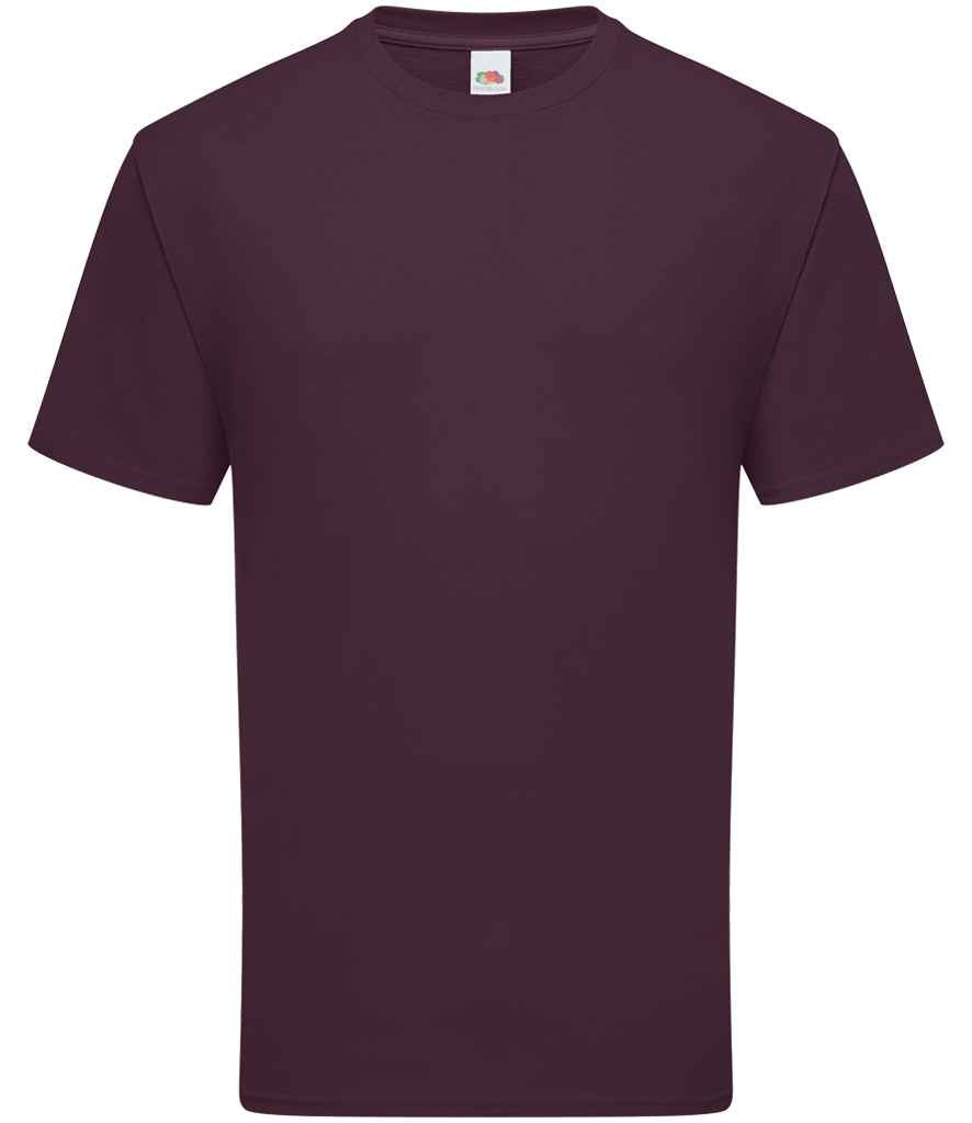 Fruit of the Loom Iconic 195 T-Shirt - Dark Plum (SS620)