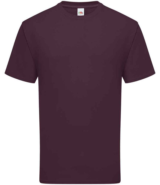 Fruit of the Loom Iconic 195 T-Shirt - Dark Plum (SS620)