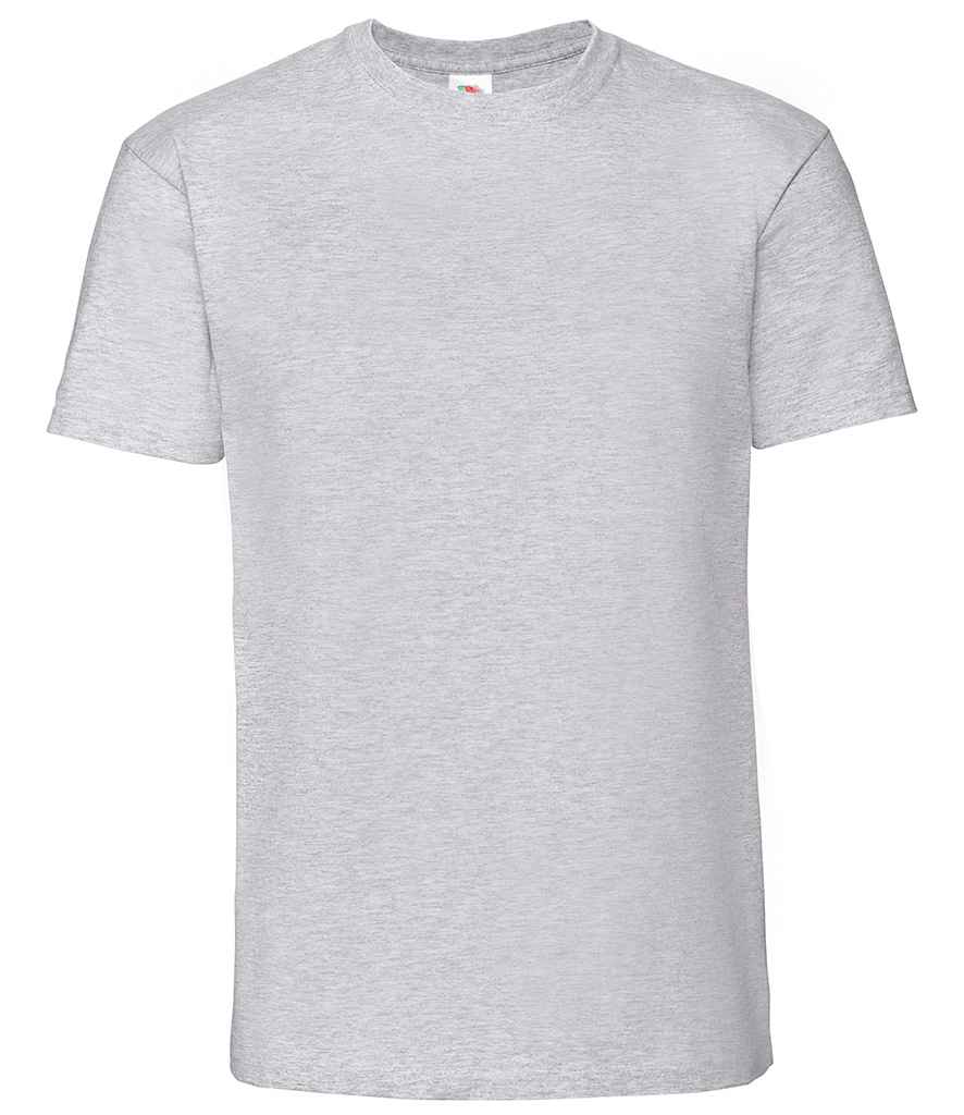 Fruit of the Loom Iconic 195 T-Shirt - Heather Grey (SS620)