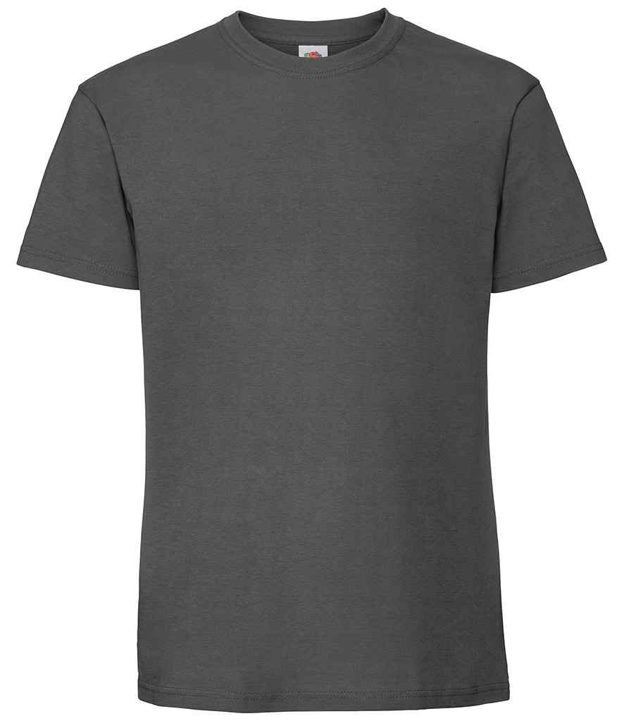 Fruit of the Loom Iconic 195 T-Shirt - Light Graphite (SS620)