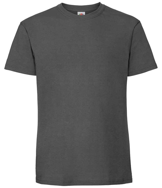 Fruit of the Loom Iconic 195 T-Shirt - Light Graphite (SS620)