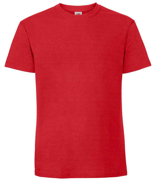 Fruit of the Loom Iconic 195 T-Shirt - Red (SS620)