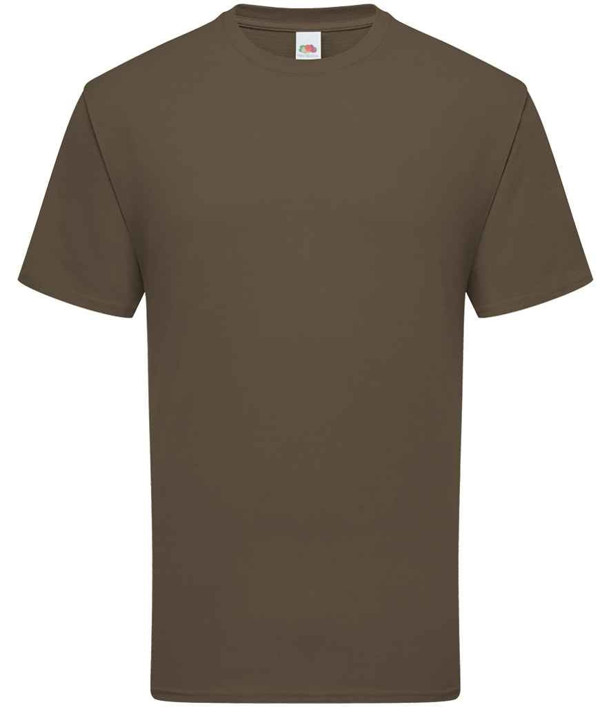 Fruit of the Loom Iconic 195 T-Shirt - Truffle (SS620)