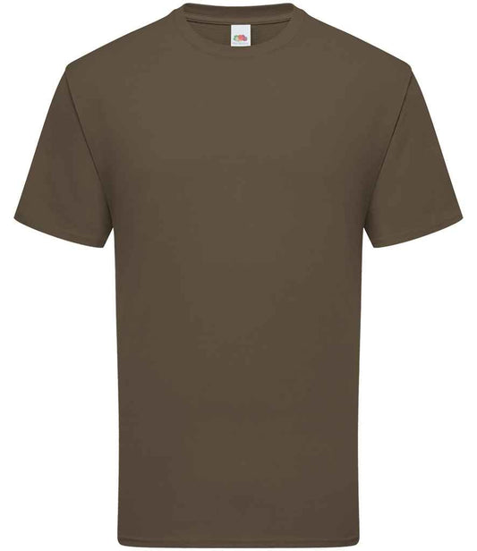 Fruit of the Loom Iconic 195 T-Shirt - Truffle (SS620)