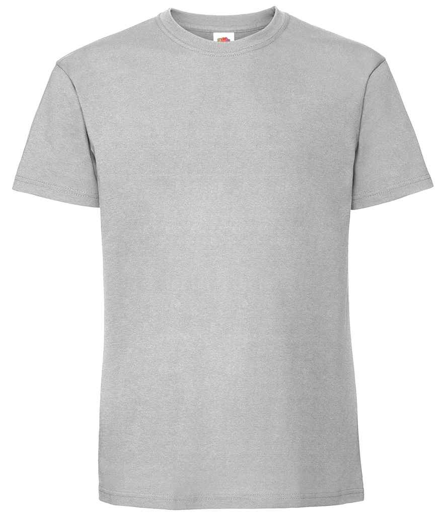 Fruit of the Loom Iconic 195 T-Shirt - Zinc (SS620)