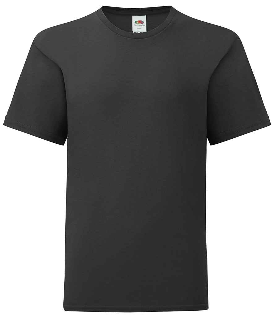 Fruit of the Loom Kids Iconic 150 T-Shirt - Black (SS621B)