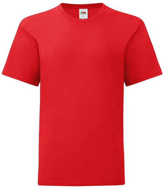 Fruit of the Loom Kids Iconic 150 T-Shirt - Red (SS621B)