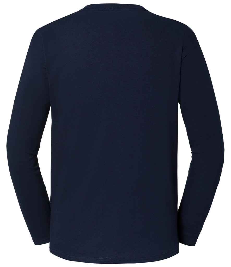 Fruit Loom Iconic 195 Long Sleeve T-Shirt - Deep Navy (SS624)