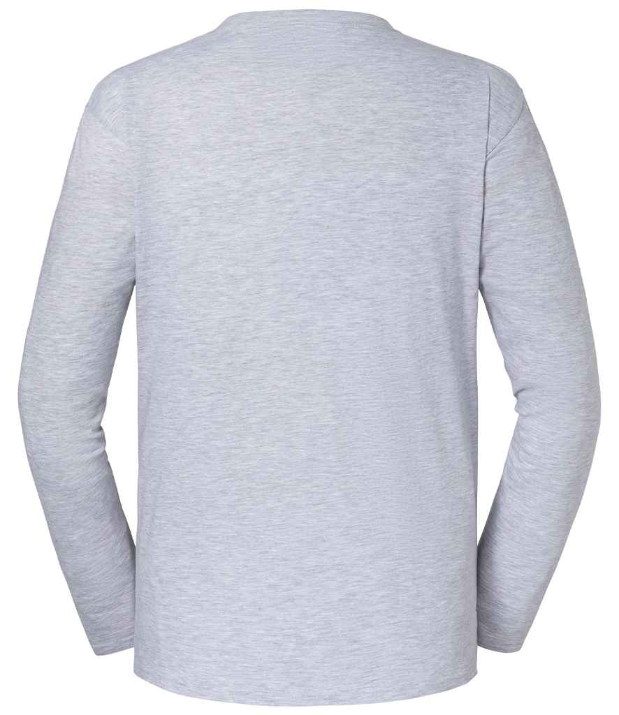 Fruit Loom Iconic 195 Long Sleeve T-Shirt - Heather Grey (SS624)