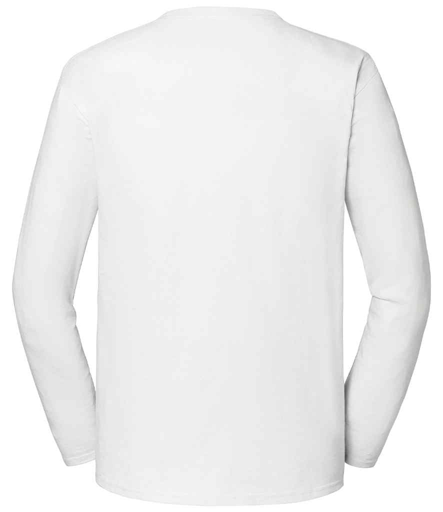 Fruit Loom Iconic 195 Long Sleeve T-Shirt - White (SS624)