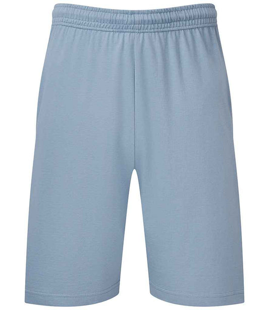 Fruit of the Loom Iconic 195 Jersey Shorts - Mineral Blue (SS62)