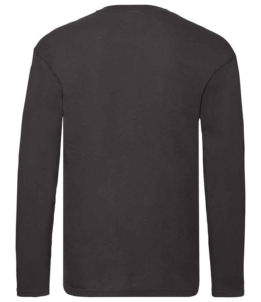 Fruit of the Loom Original Long Sleeve T-Shirt - Black (SS632)